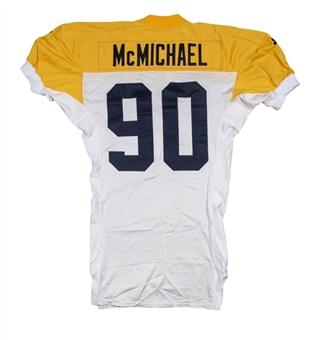 1994 Steve McMichael Game Used Green Bay Packers Throwback Jersey (Equipment Manager LOA)
